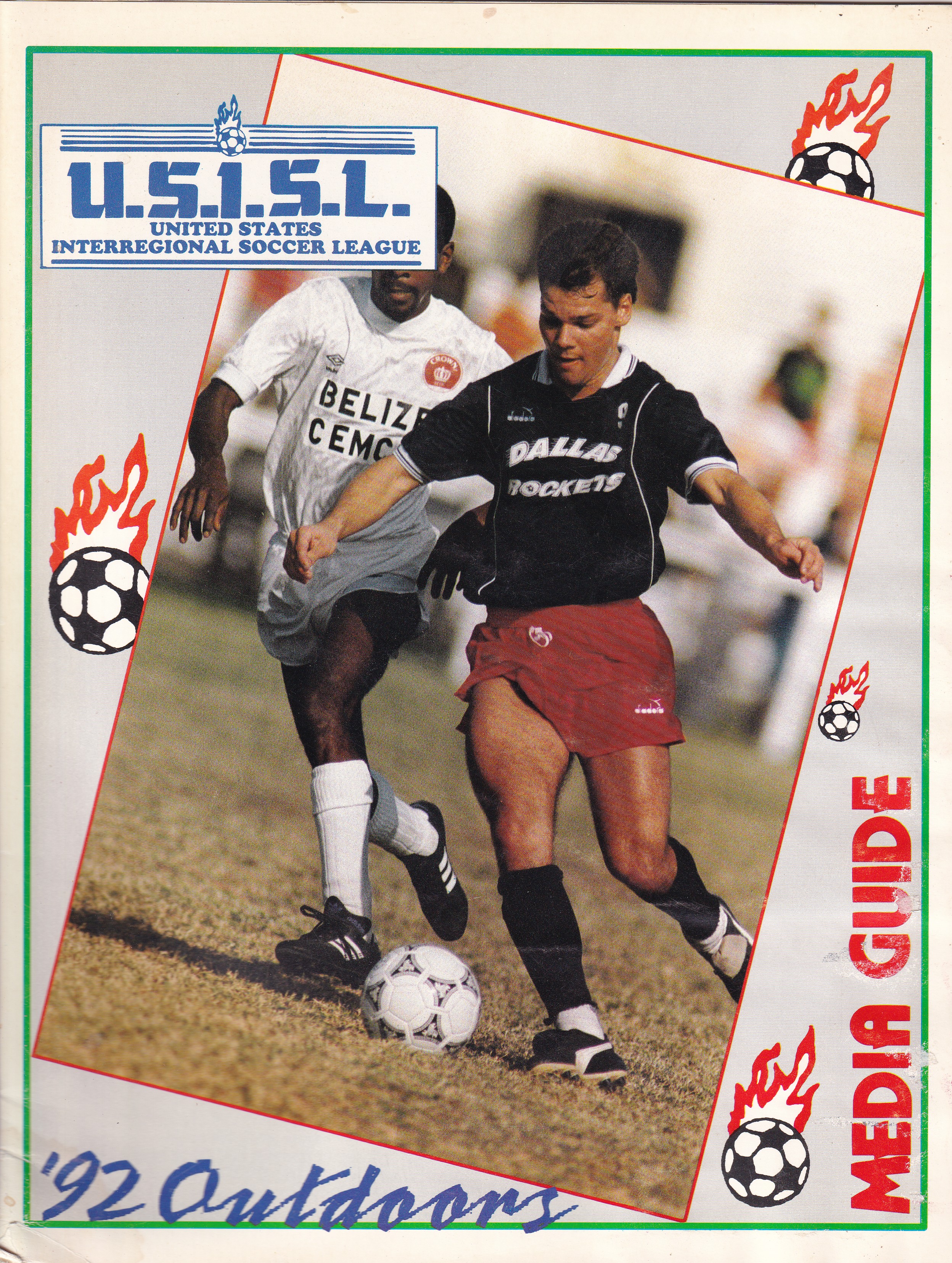 SISL 1992 Media Guide Cover