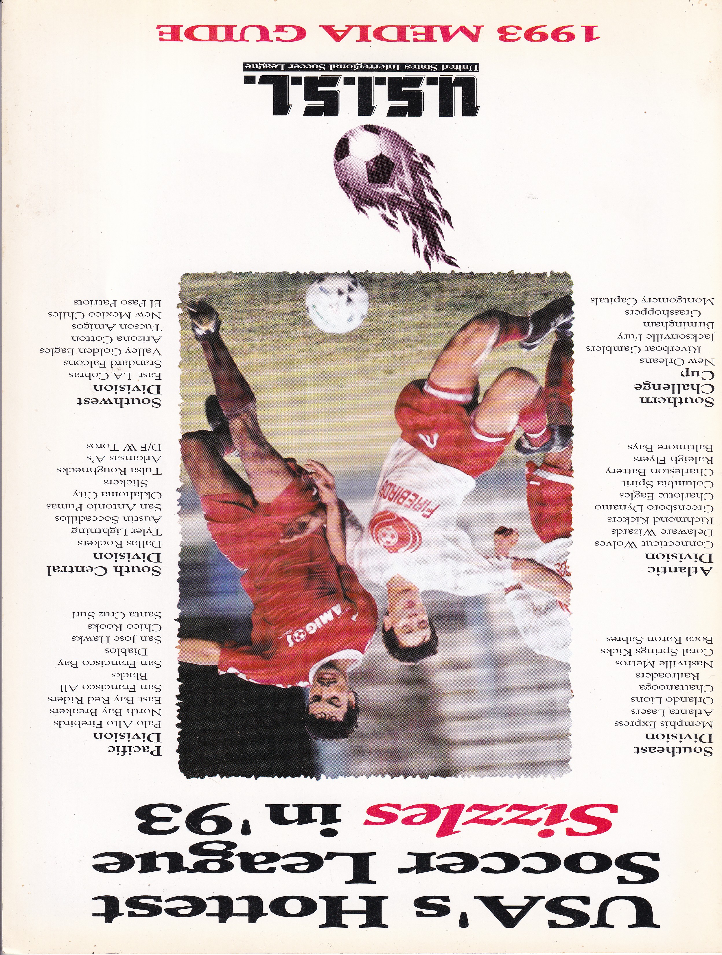 USISL 1993 Media Guide Cover